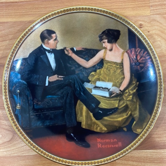 Collectible Norman Rockwell’s “Flirting in the Parlor” - Picture 1 of 4
